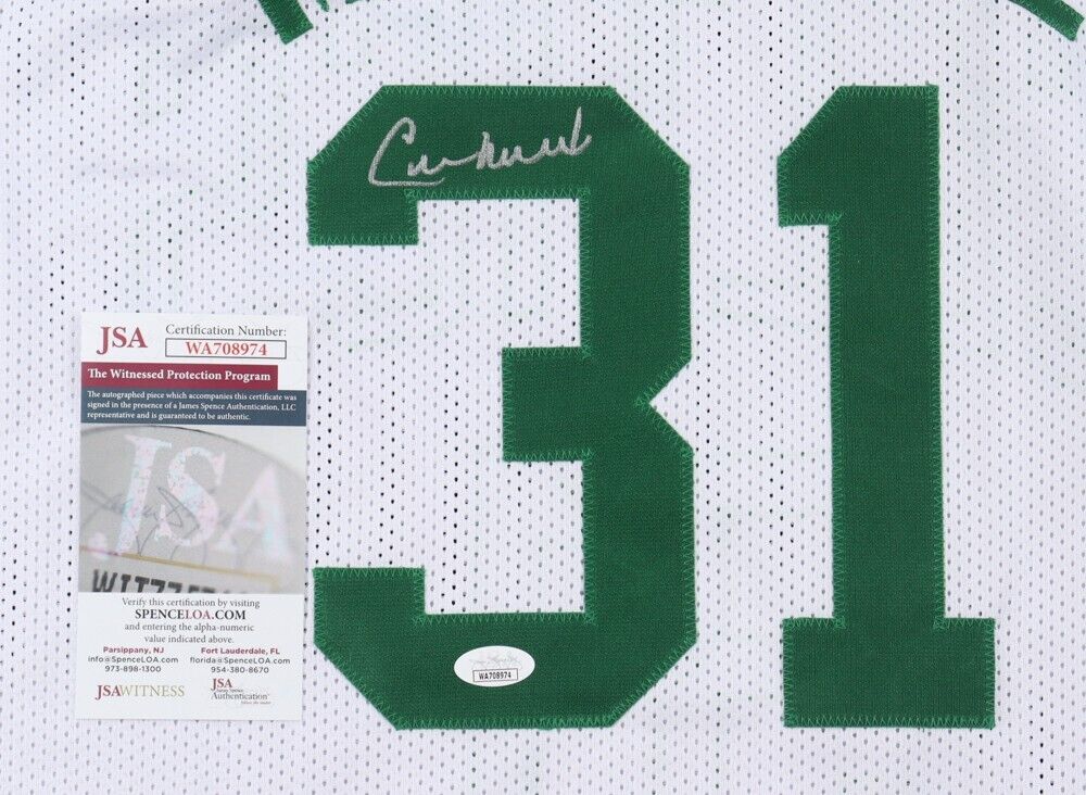 Cedric Maxwell Signed Boston Celtics Jersey (JSA COA) 2xNBA Champion 1981 & 1984