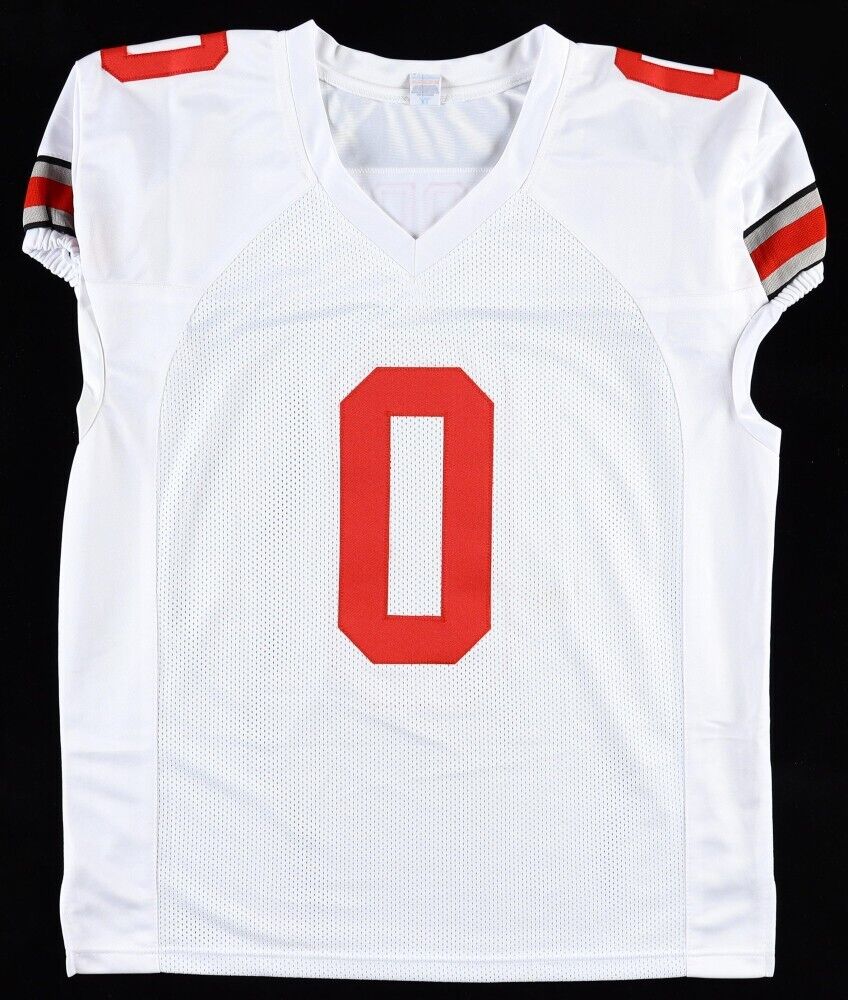 Jonathon Cooper Signed Ohio State Buckeyes Jersey (JSA COA) Denver Broncos L.B.