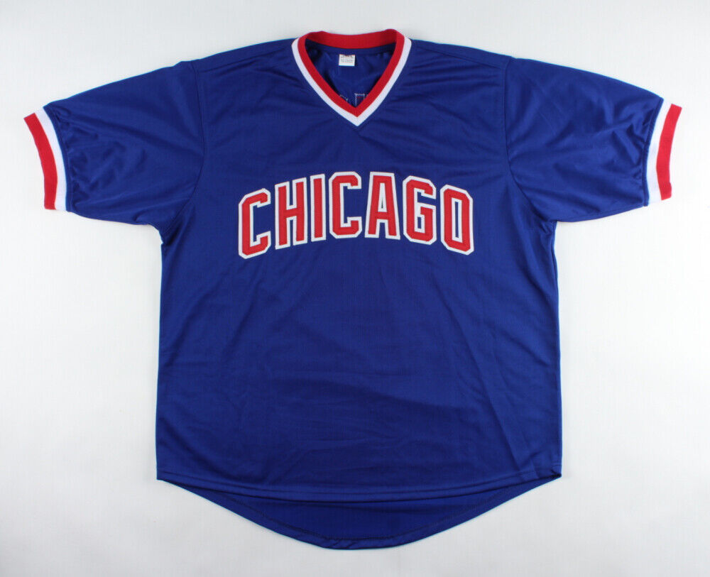 Andre Dawson Signed Chicago Cubs Jersey (JSA COA) 8×All-Star OF - 1987 N.L.MVP