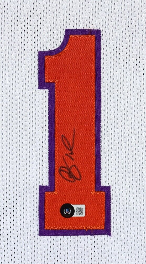 Penny Hardaway Signed Phoenix Suns Jersey (Beckett) 4xAll Star Shooting Guard
