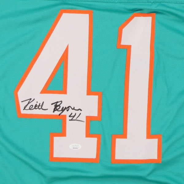 Keith Byars Signed Miami Dolphins Jersey (JSA COA) Ex Ohio State