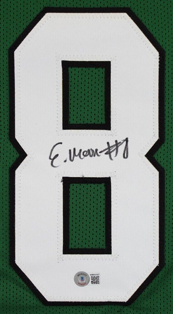 Elijah Moore Signed New York Jets Jersey (Beckett) 2021 2nd Round Draft Pk / W.R