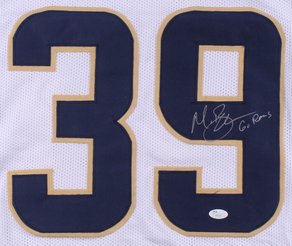 Malcolm Brown Signed Los Angeles Rams Jersey inscribed "Go Rams" (JSA COA) Texas