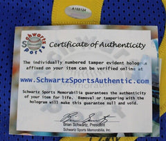 Rick Barry "HOF 1987" Signed Golden State Warriors Jersey (Schwartz Sports COA)