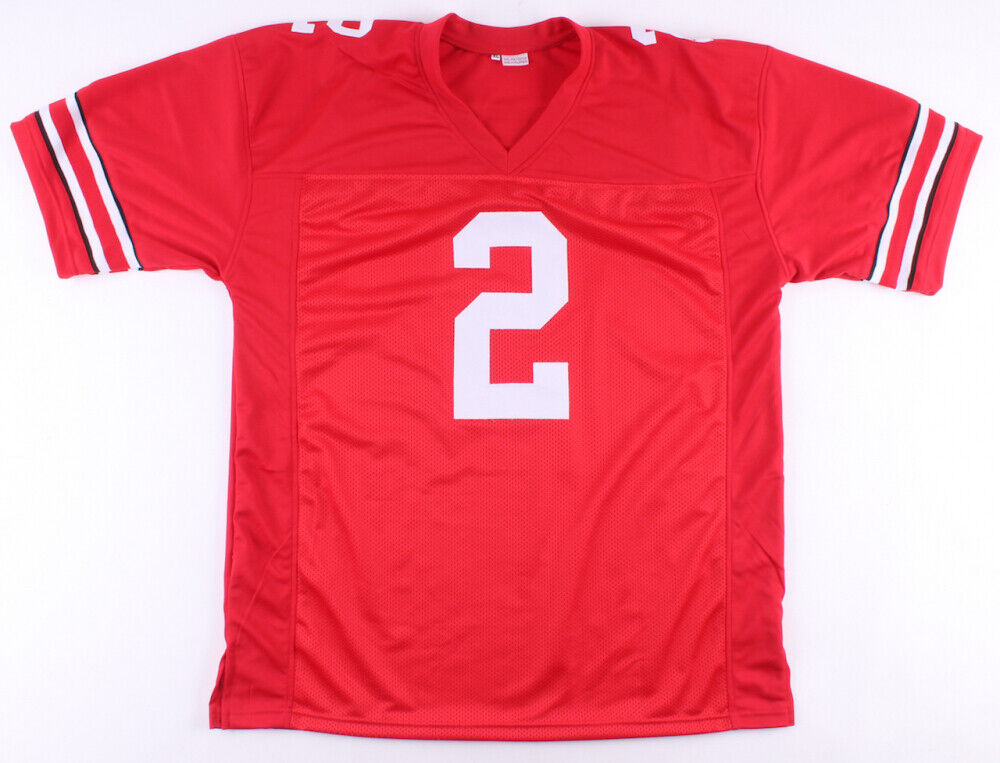 J K Dobbins Signed Ohio State Buckeyes Jersey (JSA COA) 2019 Rose Bowl Champ RB