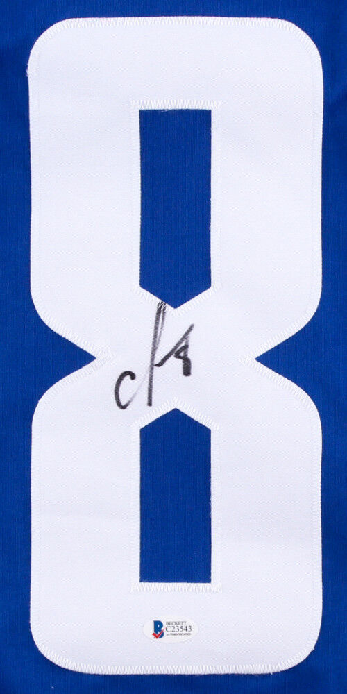 Christopher Tanev Signed Canucks Jersey (Becket COA) Veteran Vancouver defense