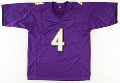 Zay Flowers Signed Baltimore Ravens Jersey (Beckett) Ex-Boston College WR