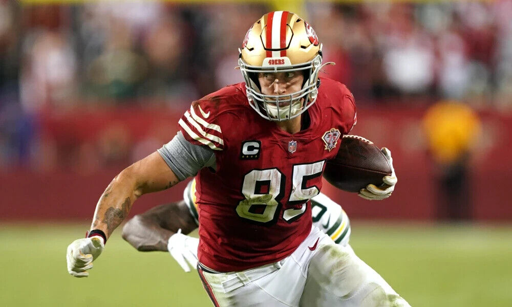 George Kittle Signed 49ers Jersey (Beckett COA) San Francisco Pro Bowl Tight End