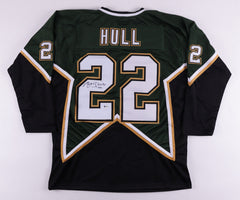 Brett Hull Signed Dallas Stars Jersey (Beckett Holo) Rare #22 Worn only in 1998