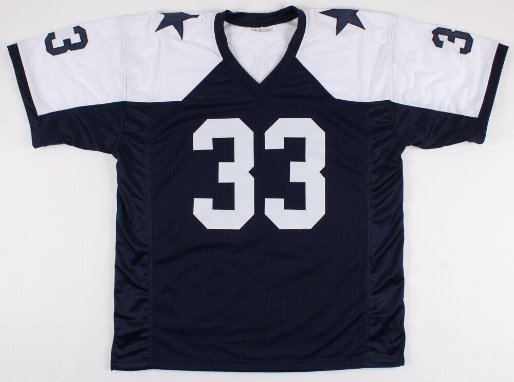 Duane Thomas Signed Dallas Cowboys Throwback Jersey JSA COA Super Bowl VI Champ.