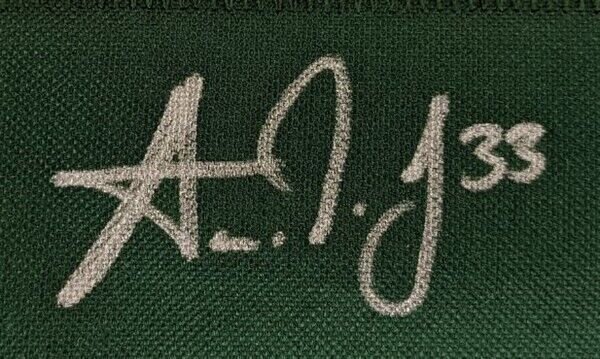 Aaron Jones Signed Green Bay Packers Throwback Jersey (Beckett) 2020 Pro Bowl RB