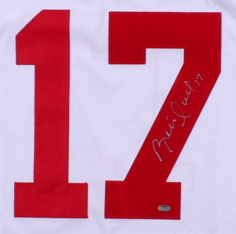 Brett Hull Signed Red Wings Jersey (Schwartz) 741 NHL Goals 4th Highest NHL ttl.
