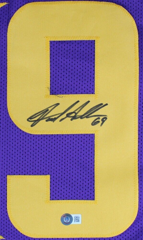 Jared Allen Signed Minnesota Vikings Color Rush Jersey (Beckett) 5xPro Bowl D.E.