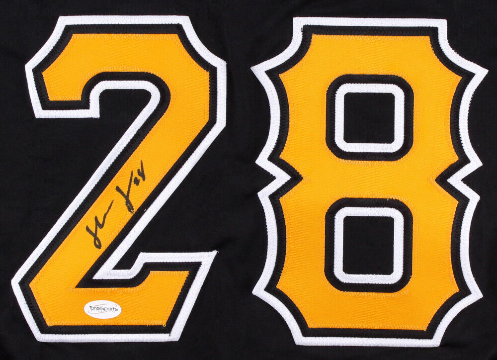 John Jaso Signed Pittsburgh Pirates Jersey (TSE COA) Hit for the cycle 9/28/2016