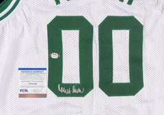 Robert Parish Signed Boston Celtics White Jersey (PSA COA) 4XNBA Champion Center