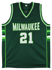 Alvin Robertson Signed Milwaukee Bucks Jersey (Beckett) 4xNBA All Star Guard