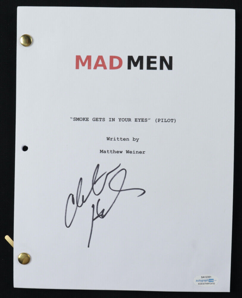 Christina Hendricks (Joan Harris) Signed "Mad Men" Full Script (AutographCOA)