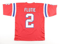 Doug Flutie Signed New England Patriots Jersey (JSA COA) 1998 Pro Bowl Q.B.