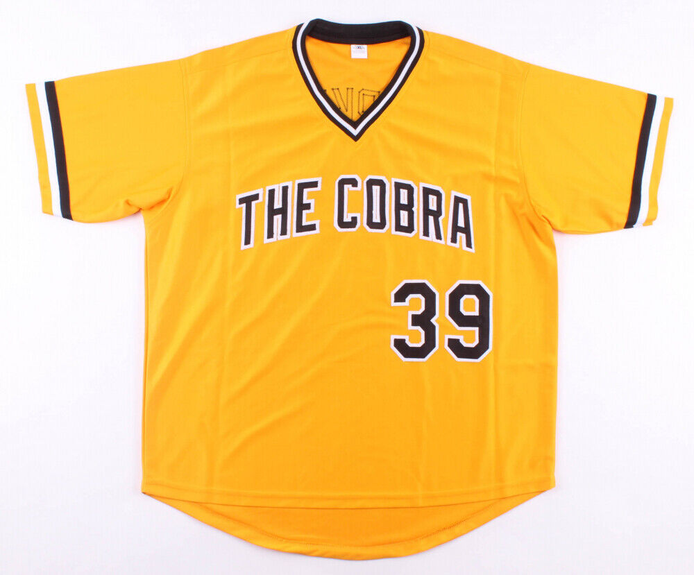 Dave Parker Signed Pittsburgh Pirates Throwback Jersey Inscribd "Cobra"(PSA COA)