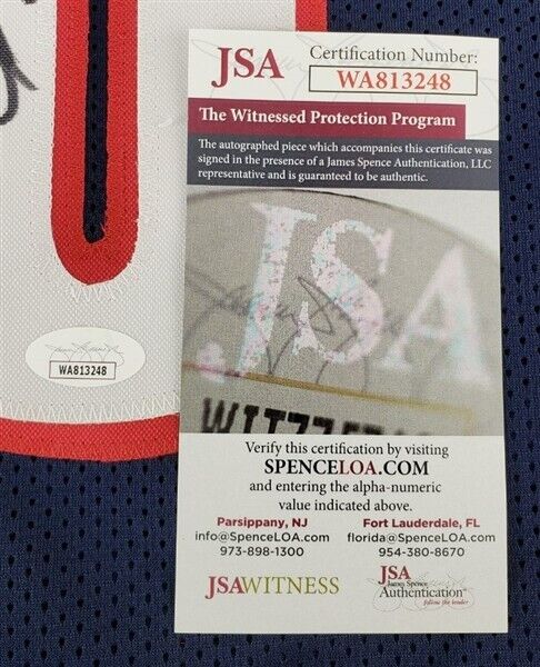 Christian Braun Signed Denver Nuggets Jersey (JSA COA) Ex-Kansas Jayhawk Guard