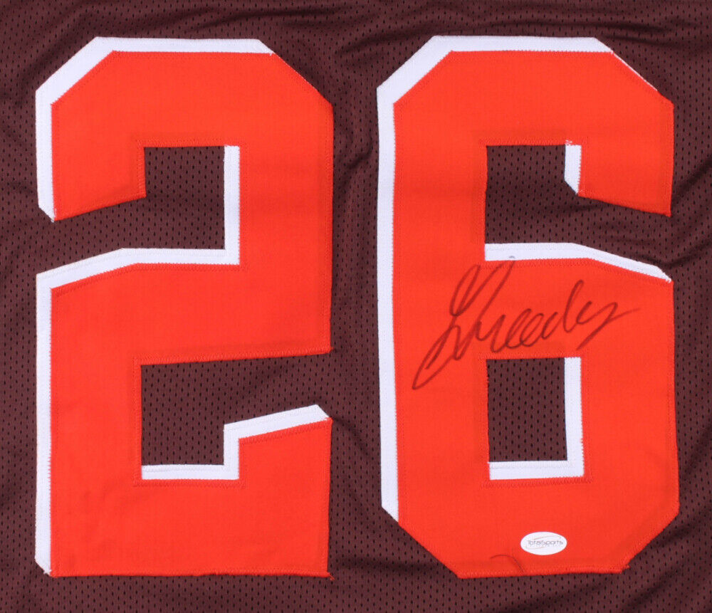 Greedy Williams Signed Cleveland Browns Jersey (TSE COA) 2019 2nd Rd Pick LSU DB