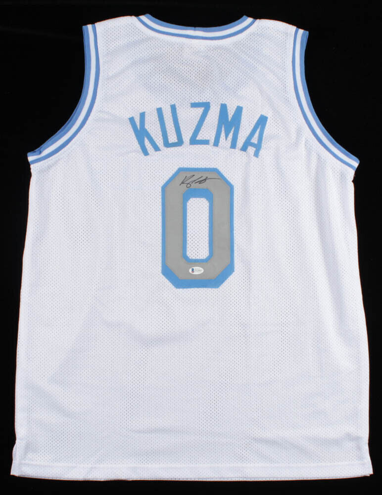 Kyle Kuzma Signed Los Angeles Lakers Jersey (Beckett COA) 2020 NBA Champ Forward