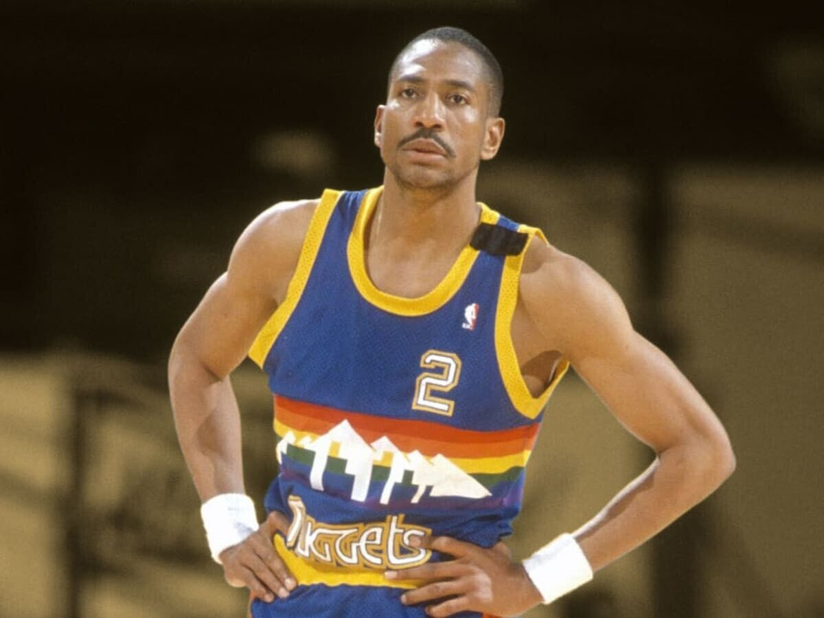 Alex English Signed Denver Nuggets Jersey (JSA COA) 8x NBA All-Star (1982–1989)