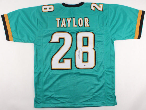 thejerseysourceautographsthejerseysourceautographs Fred Taylor Jacksonville Jaguars Signed Black Pro Style Jersey (BAS COA)