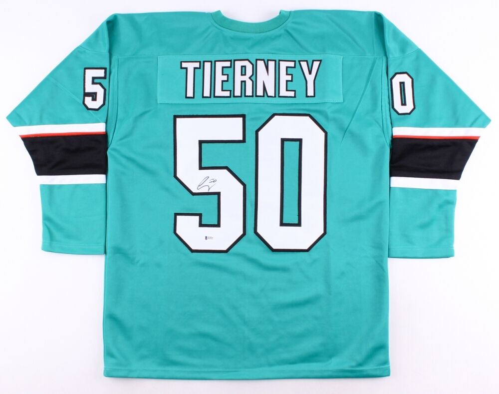 Chris Tierney Signed Sharks Jersey (Beckett) 55th Overall Pick 2012 NHL Draft