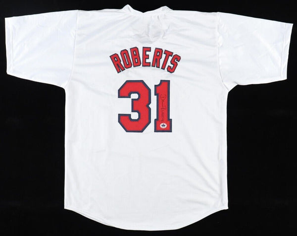 Autographed and Game-Used Brooklyn Dodgers Jersey: Dave Roberts #30 (LAD@KC  8/13/22) - Jersey Size 46