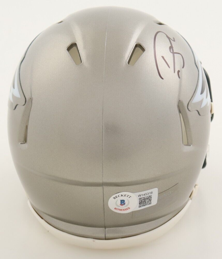 Darius Slay Signed Philadelphia Eagles Mini Helmet (Beckett) 5xPro Bowl Corner