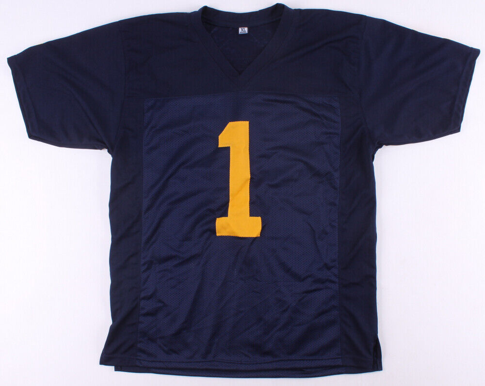 Anthony Carter Signed Michigan Wolverines Jersey (JSA COA) Vikings Wide Receiver