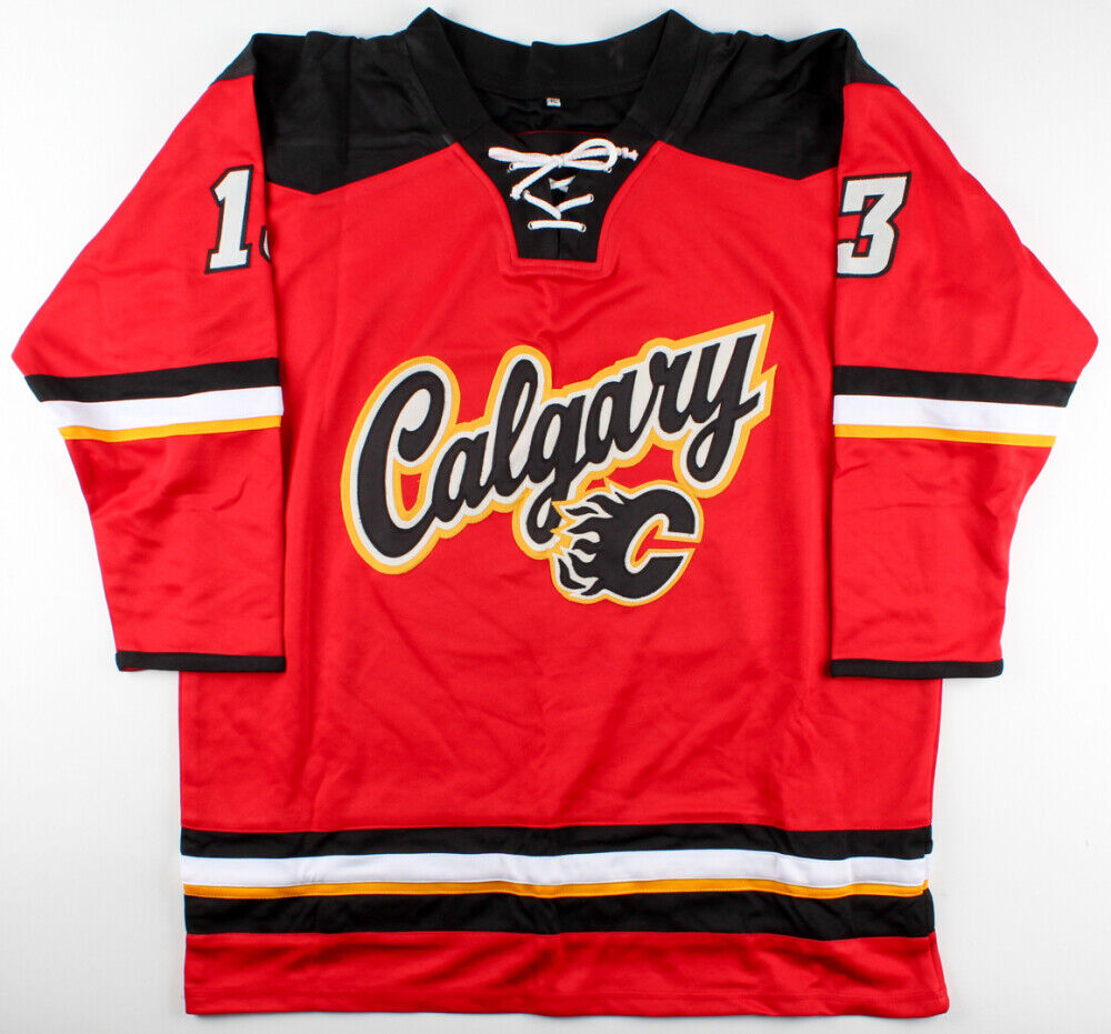 Johnny Gaudreau Signed Flames Jersey (JSA Hologram) Playing career 2014–present