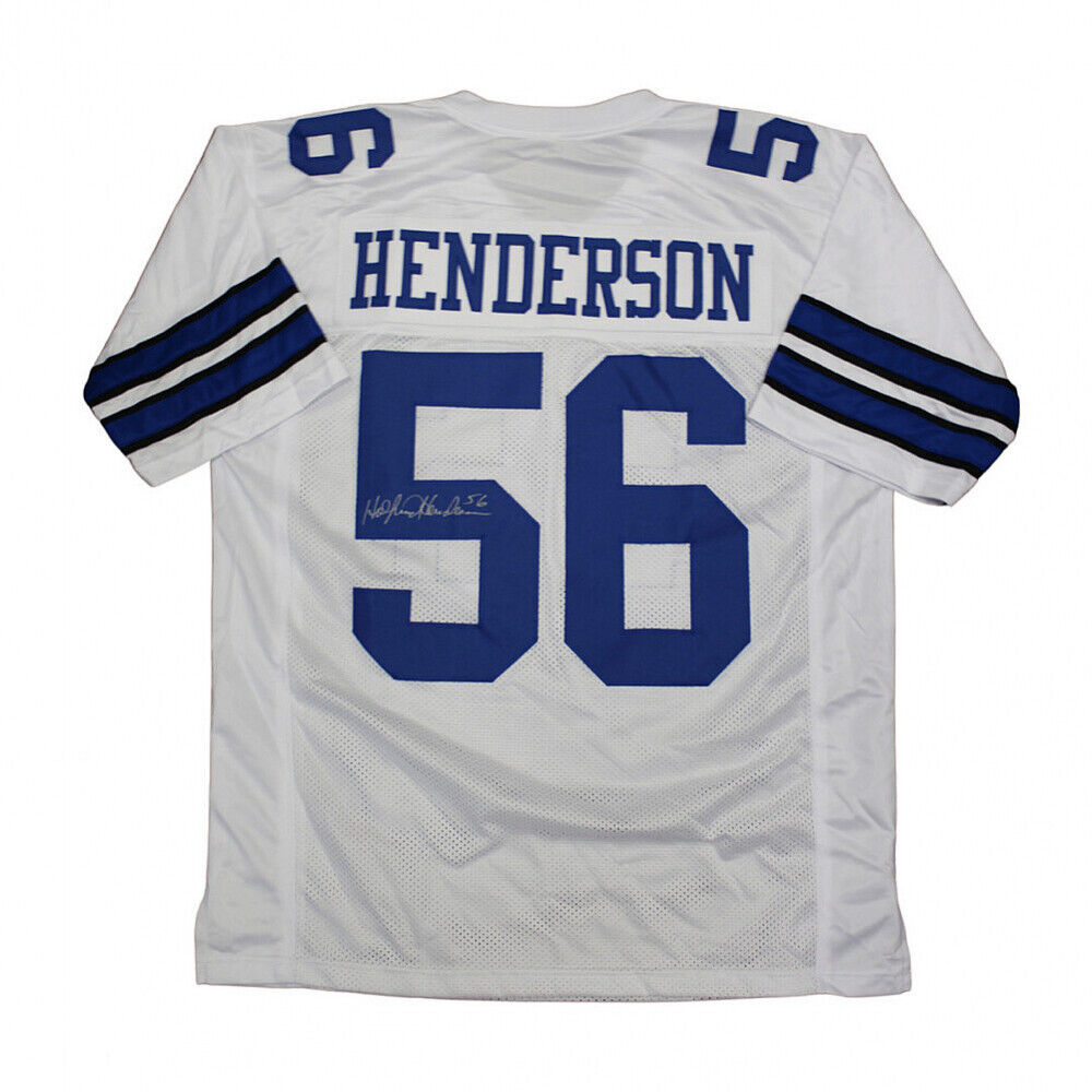 Hollywood Henderson Signed Dallas Cowboys Jersey (JSA COA) Pro Bowl Linebacker