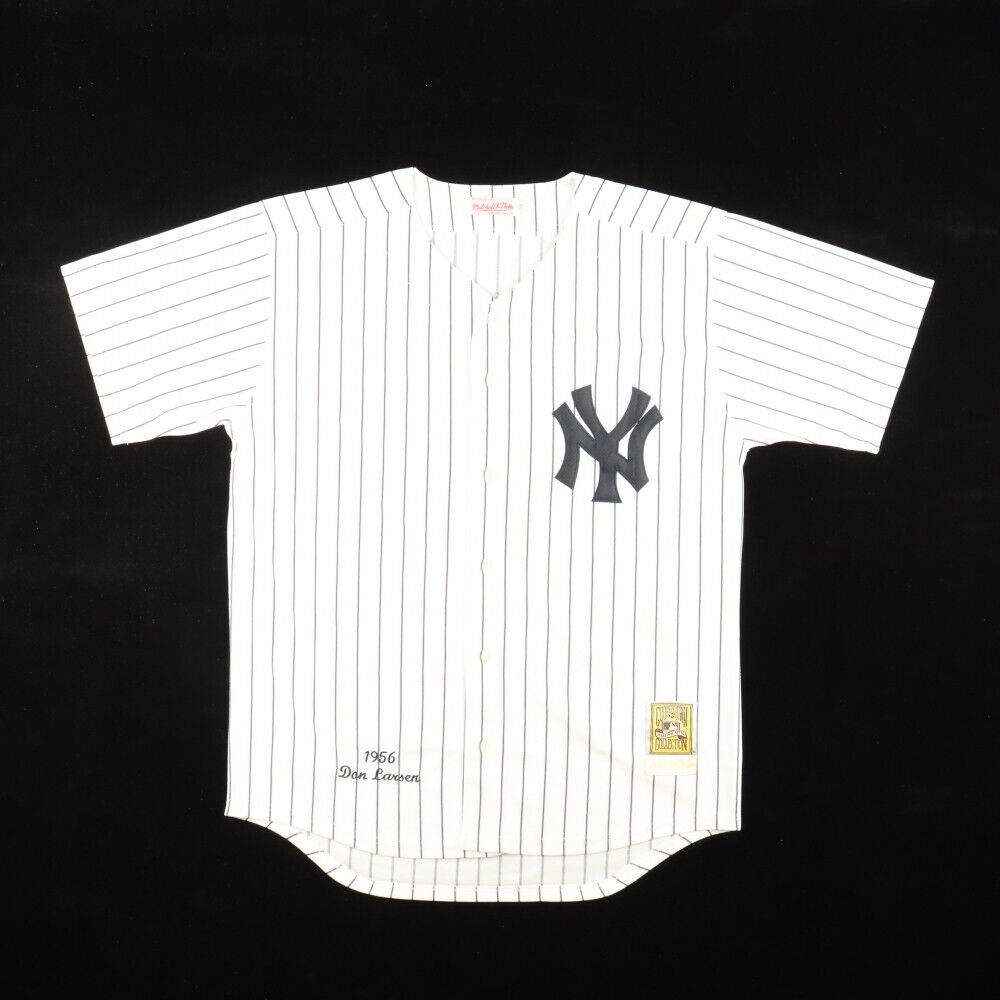 Don Larsen (d. 2020) "10-8-56" Signed New York Yankees Majestic Jersey (PSA COA)
