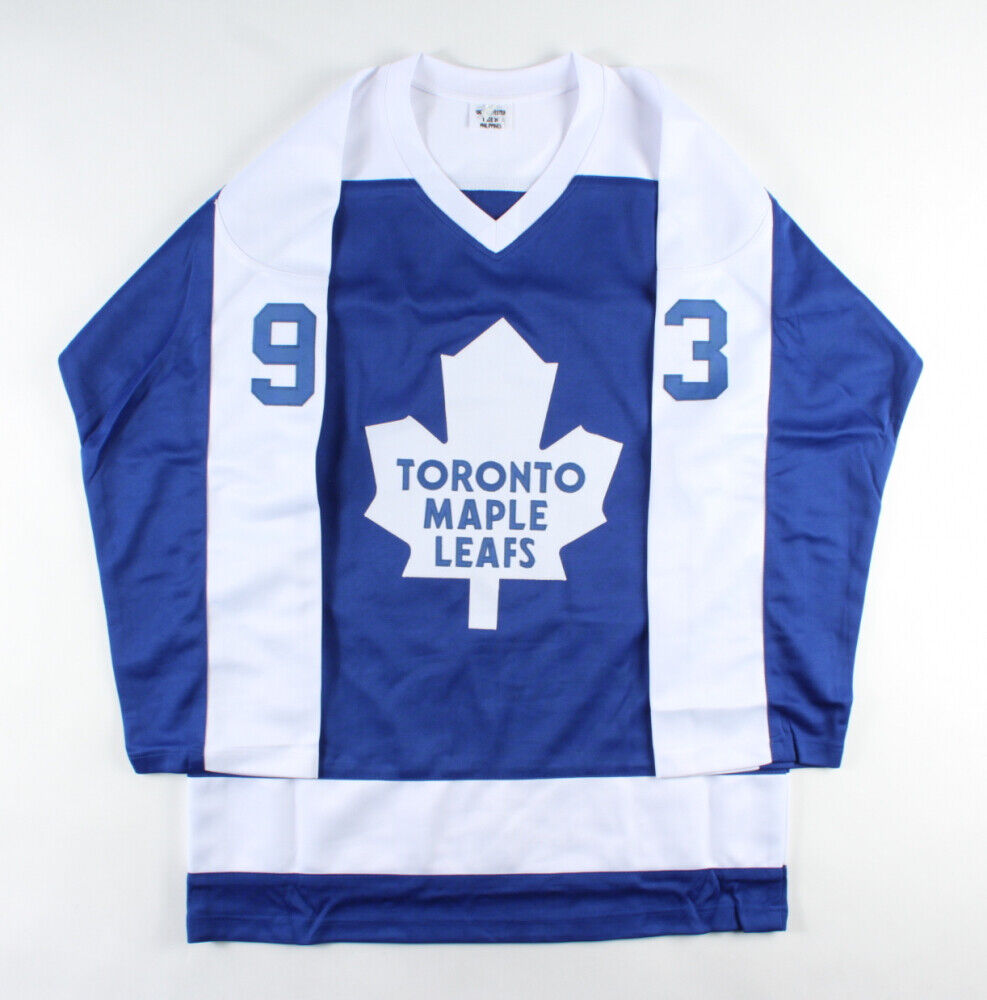 Doug Gilmour Signed Toronto Maple Leafs Jersey (JSA COA) 35 Pts 1993 Playoffs