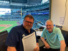 Pat Hughes Signed Chicago Cubs Scoresheet / "Extensive Inscriptions"(Beckett)