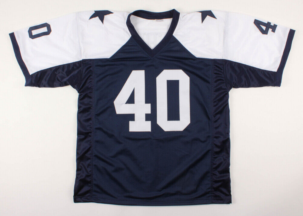 Mike Weber Signed Dallas Cowboys Jersey (TriStar Hologram) 2019 7th Rd pick RB