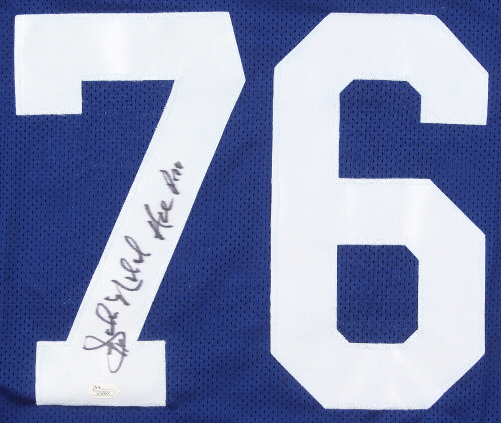 John Niland Signed Cowboys Jersey Inscribed "All Pro" (JSA) Dallas 6xPro Bowl
