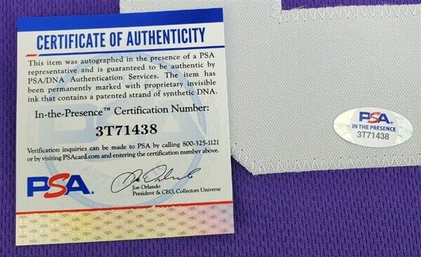 Tommy Kramer Signed Minnesota Vikings Jersey (PSA COA) QB / AKA Two Minute Tommy