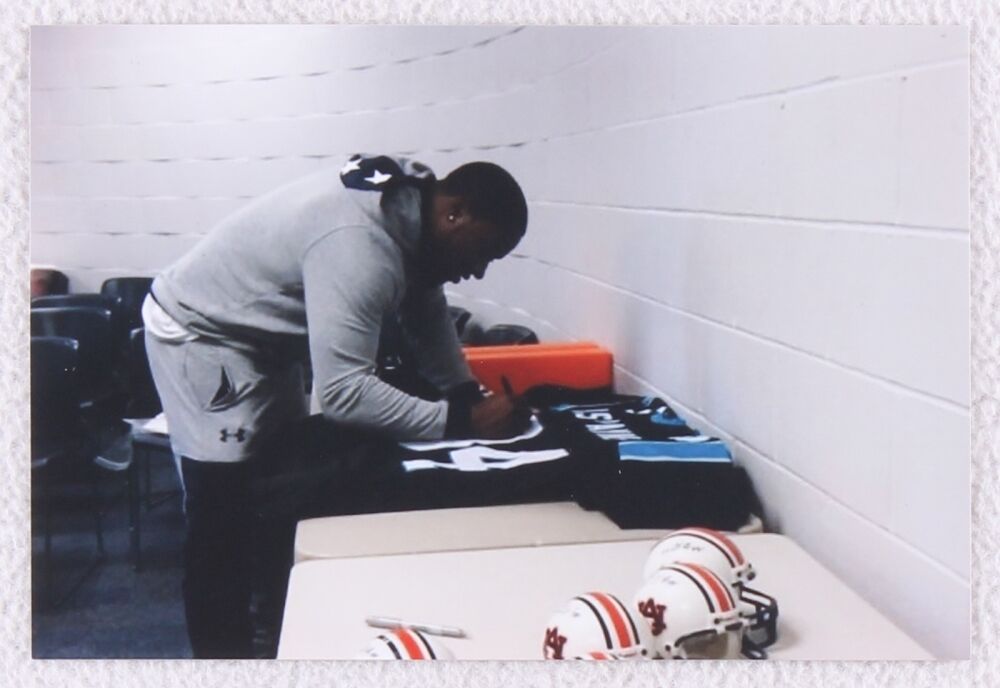 Cameron Artis-Payne Signed Panthers Jersey (JSA COA)