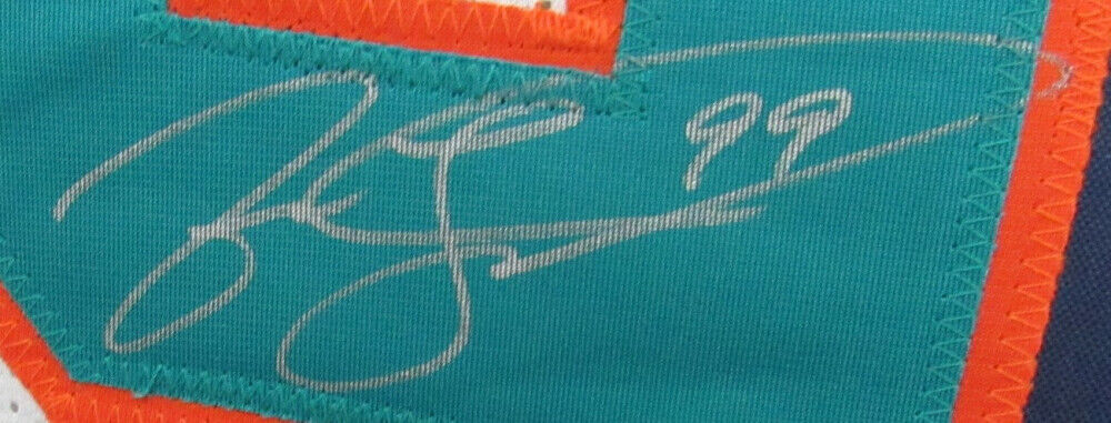 Jason Taylor Signed Miami Dolphins Jersey (Beckett COA) HOF Class of 2017 L.B.