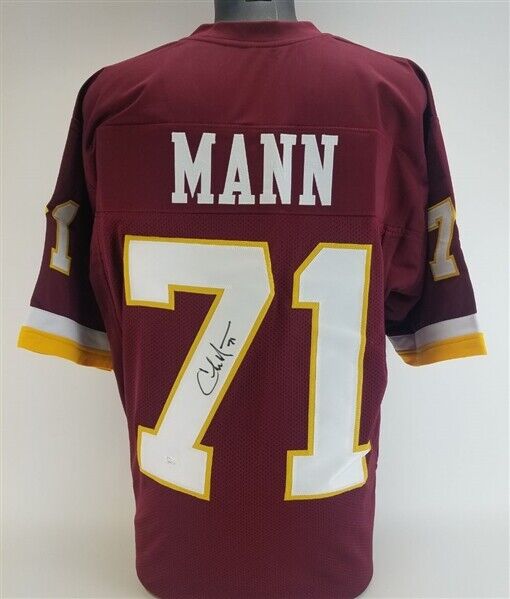 Charles Mann Signed Washington Redskins Jersey (JSA COA) 3×Super Bowl Champ D.E