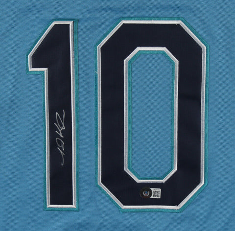 Jarred Kelenic Signed Seattle Mariners Custom Style Jersey (JSA Holo) O.F