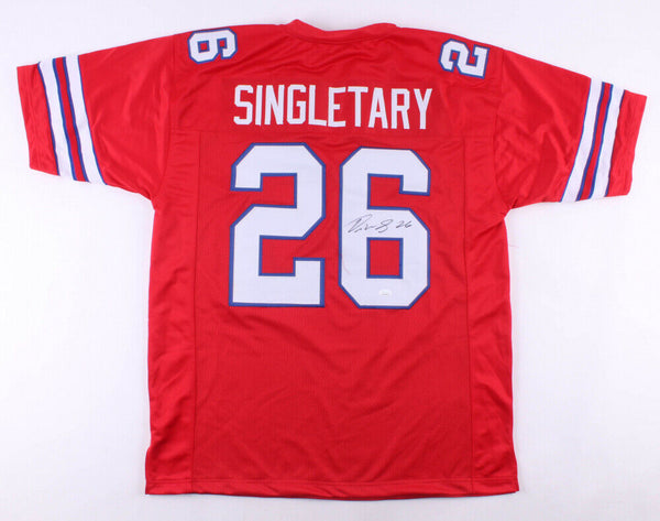 Devin Singletary Signed Buffalo Bills Jersey (JSA COA) 2019 Rookie