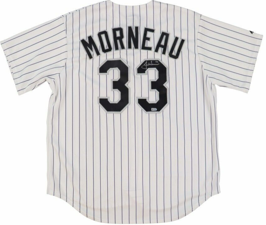 Justin Morneau Signed Colorado Rockies Jersey (MLB Holo) 4xAll Star 1st Baseman