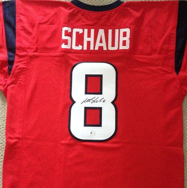Matt Schaub Signed Houston Texans Jersey (JSA COA) Pro Bowl MVP (2009) –