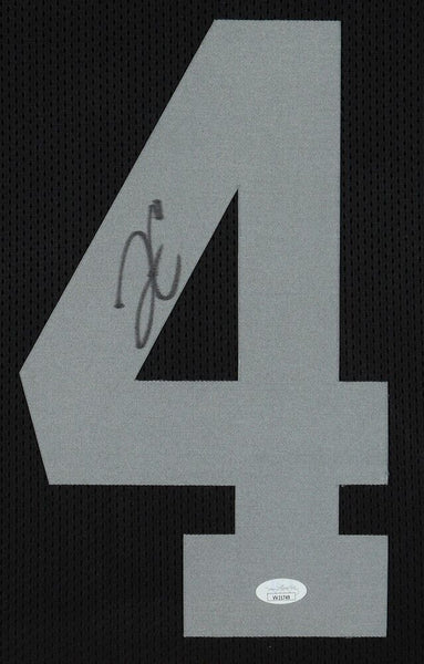 Derek Carr Las Vegas Raiders Signed Autograph Custom Jersey Black JSA  Witnessed Certified at 's Sports Collectibles Store