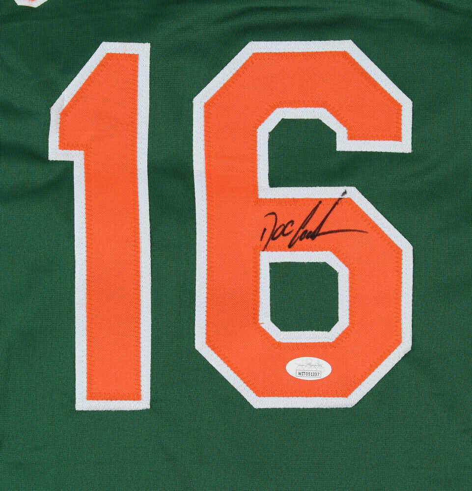 Dwight "Doc" Gooden Signed 1985 St Patrick's Day Green Mets Jersey (JSA COA)