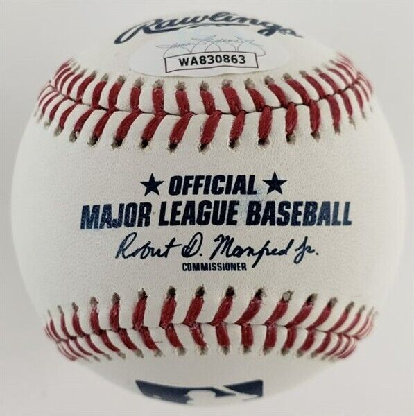 Darryl Strawberry New York Mets 2xInscribed & Signed OML Baseball (JSA COA)